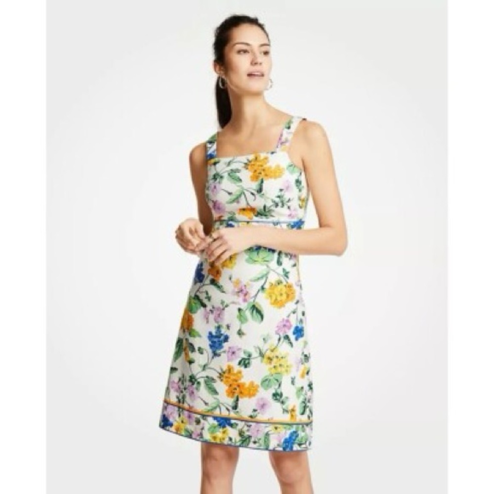 Ann Taylor Floral Sleeveless Dress